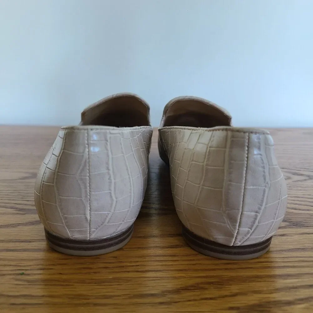 Nine West Women's Haydyn3 Flat Slip-On Shoe Light Natural Neutral Size 8.5M